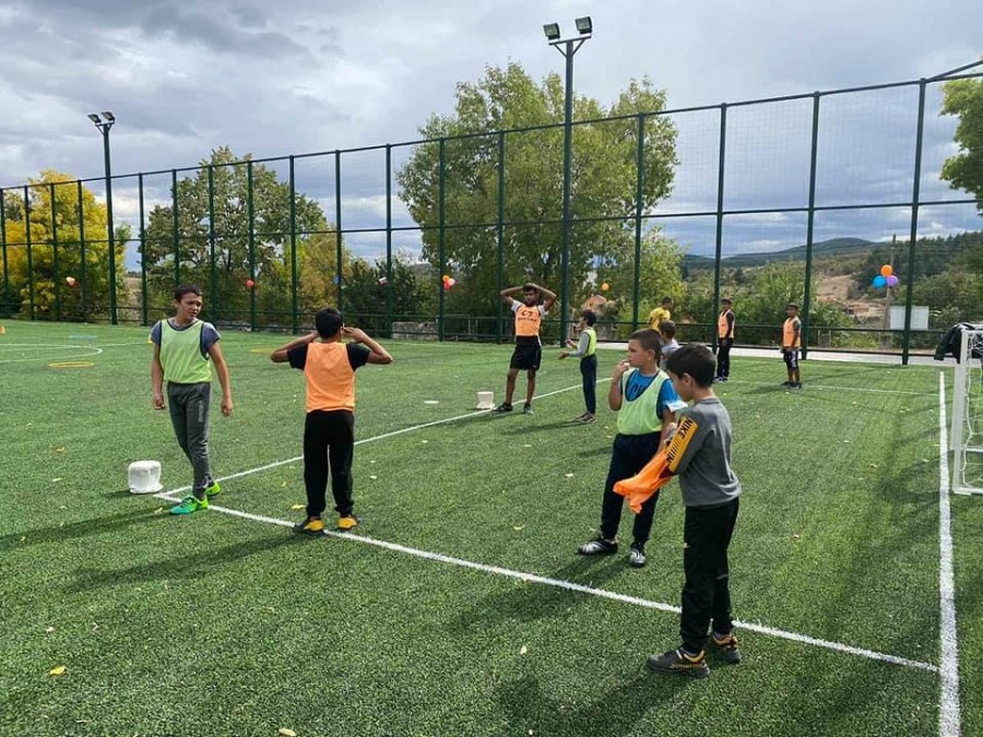 Нова спортна площадка за децата в Церово
